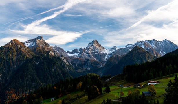 Tschengla Aussicht zur Zimba