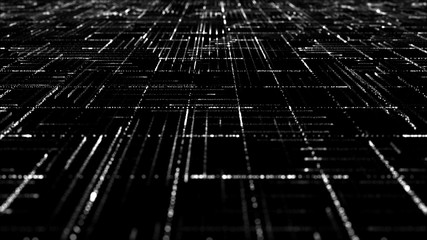 Digital Data Grid Abstract 2D Particle Background 01