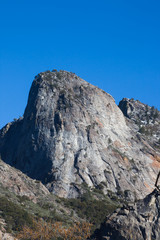 Mountain under the blue sky