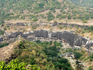 Fototapeta premium World Heritage site - Ajanta Buddhist caves in India
