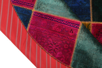 Old and modern Persian Colourful Arabesque and handmade carpet, rug gelim, and Gabbeh with the...