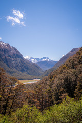 Obraz premium Routeburn Track, Fiordland National Park, New Zealand