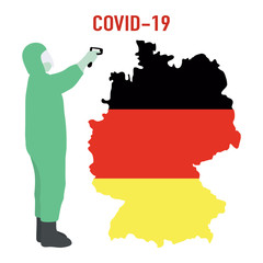 Coronavirus COVID-19 Germany Pandemic Scan People
