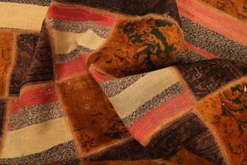 Old and modern Persian Colourful Arabesque and handmade carpet, rug gelim, and Gabbeh with the...