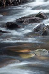 Blackledge River rapids and whitewater in Glastonbury, Connecticut.