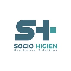 Obraz premium Letter SH Logo for Health Care Business