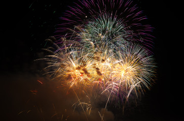 Fireworks on Bahrain National day