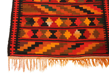 Old and modern Persian Colourful Arabesque and handmade carpet, rug gelim, and Gabbeh with the...