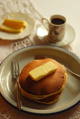 Fresh Homemade Pancakes for Breakfast