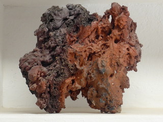 Magma.Close up of volcanic rock in Timanfaya National Park on the Canary Island of Lanzarote, Spain
