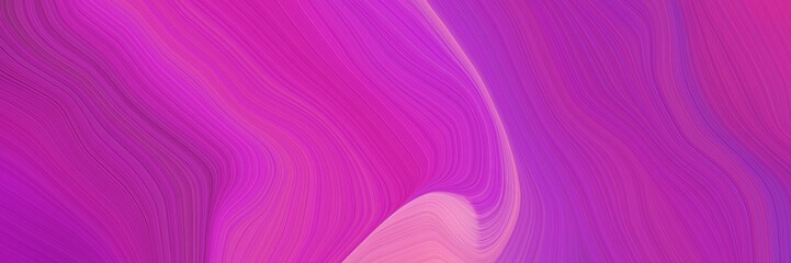 Obraz premium elegant graphic background with mulberry , medium violet red and pastel magenta color. abstract waves design