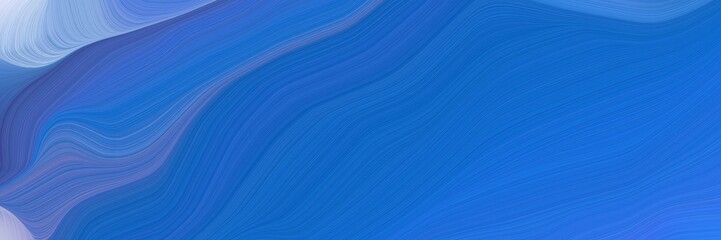 creative elegant graphic with strong blue, light steel blue and steel blue color. modern waves background design