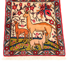 Old and modern Persian Colourful Arabesque and handmade carpet, rug gelim, and Gabbeh with the...