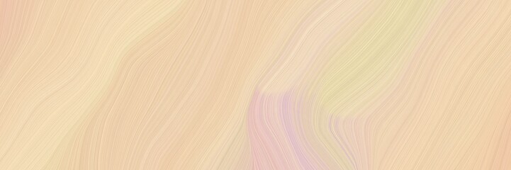 dynamic elegant graphic. curvy background illustration with wheat, bisque and baby pink color