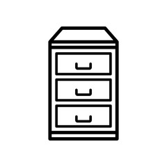 cabinet icon design vector template