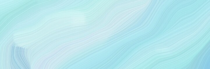 beautiful elegant graphic with pale turquoise, light cyan and sky blue color. modern waves background illustration