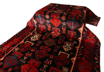 Old and modern Persian Colourful Arabesque and handmade carpet, rug gelim, and Gabbeh with the...