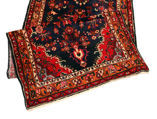 Old and modern Persian Colourful Arabesque and handmade carpet, rug gelim, and Gabbeh with the...