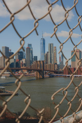 brooklyn bridge and manhattan skyline