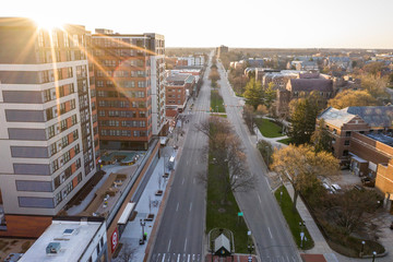 East Lansing Michigan drone 