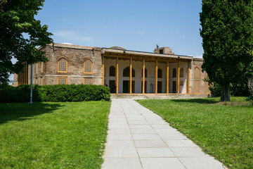 Fototapeta na wymiar Batonis-Tsikhe Fortress residence of Kakhetian kings inTelavi, Kakheti region, Georgia