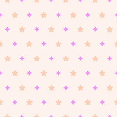 Seamless pattern with stars