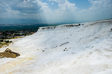 Turkey Pamukkale, in its present form without Photoshop with details and views