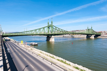 Fototapeta na wymiar Liberty Bridge in Budapest
