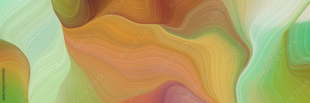 Poster smooth dynamic elegant graphic. elegant curvy swirl waves background illustration with peru, pastel 