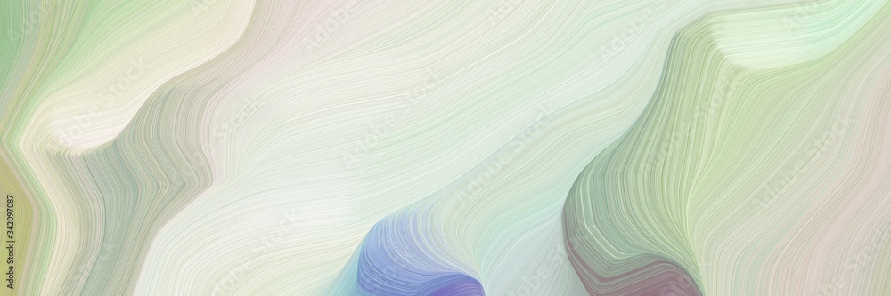 Poster smooth elegant graphic with waves. contemporary waves design with light gray, light slate gray and d