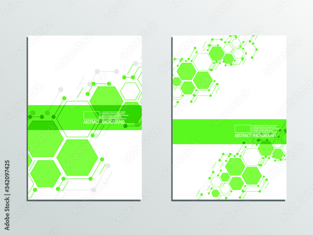 Aufkleber vector technology conceptual poster with multiple lines isolated on white background. dna change con