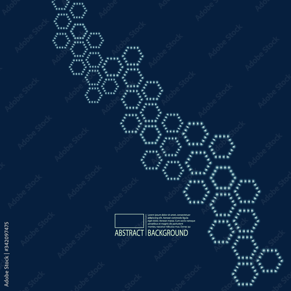 Aufkleber vector technology conceptual poster with multiple lines isolated on white background. dna change con