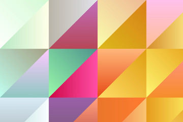 Blue, yellow, green and pink abstract background. Simple pattern.