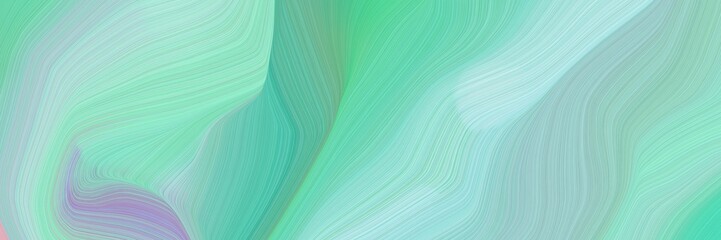 smooth dynamic elegant graphic. elegant curvy swirl waves background design with pastel blue, medium aqua marine and powder blue color