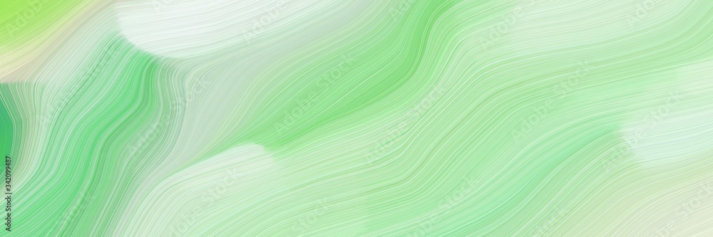 Poster smooth elegant graphic with waves. smooth swirl waves background illustration with tea green, pastel