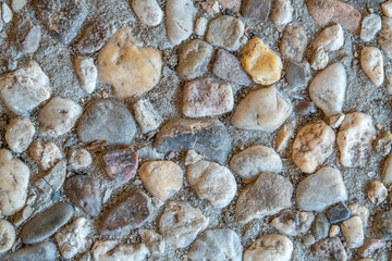 small pebbles form an abstract background image