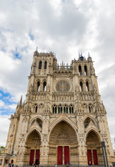 Fototapeta na wymiar Notre Dame Cathedral in Amiens, France
