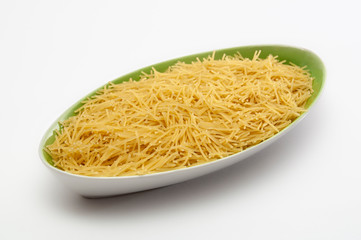 pasta on a white background