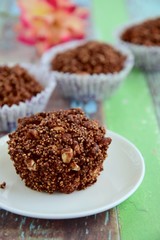 Oat amaranth quinoa puff chocolate sweet treats