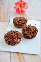 Oat amaranth quinoa puff chocolate sweet treats