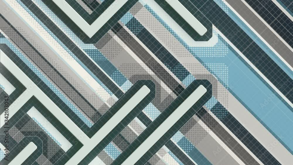 Poster 3d rendering animated labyrinth. solving problems abstract concept hd resolution