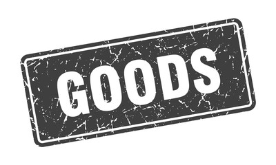 goods stamp. goods vintage black label. Sign