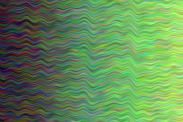 Green and purple waves vector background.