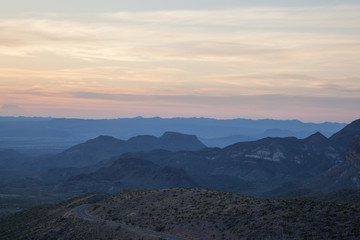 Fototapeta na wymiar Desert Landscape at sunset