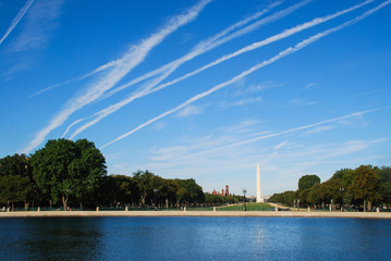 Fototapeta premium washington monument in the park