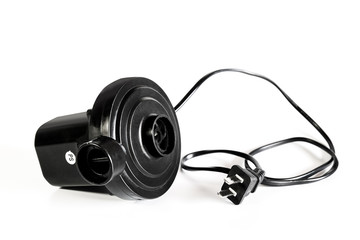 Electric air pump tool for inflating air pool or bed.