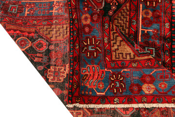 Old and modern Persian Colourful Arabesque and handmade carpet, rug gelim, and Gabbeh with the...