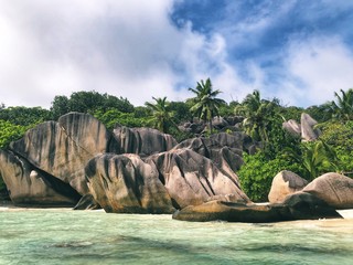 tropical island in Seychelles
