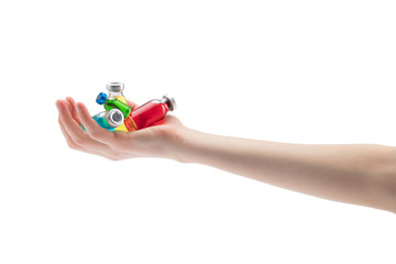 Fototapeta premium Hand with medical supply