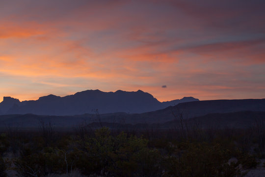 Sunset in the Desert